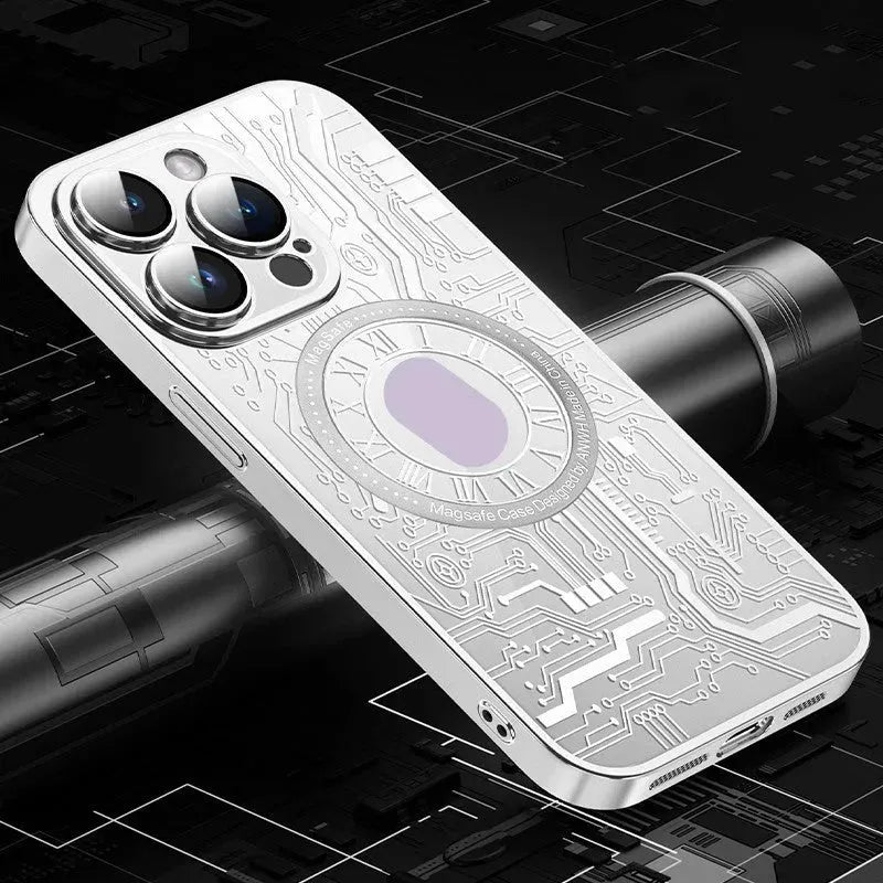 High Permeability Circuit Electroplated Wireless Phone Case - Bellarte Enchanté High Permeability Circuit Electroplated Wireless Phone Case
